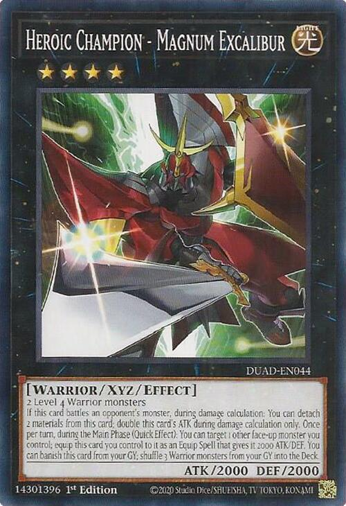 Heroic Champion - Magnum Excalibur - DUAD-EN044 - Common - 1st Edition